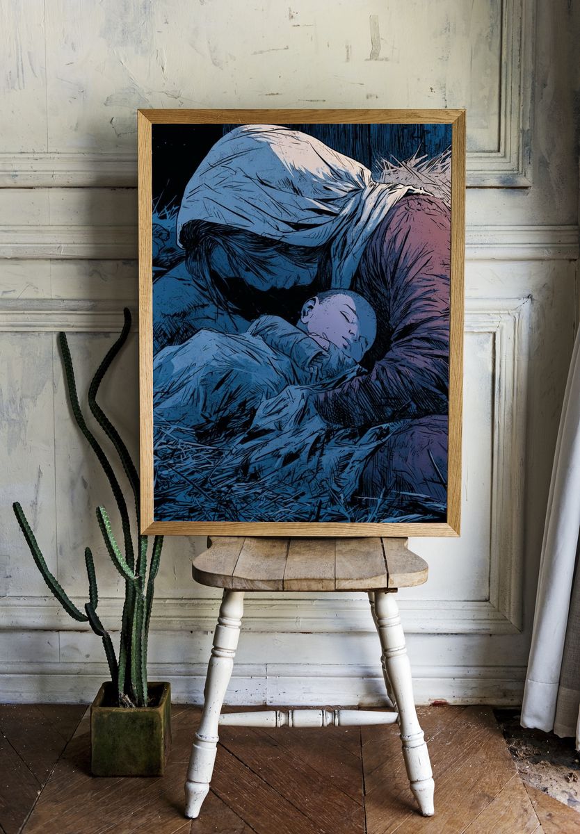Abstract Fruit Colorful Poster. room preview