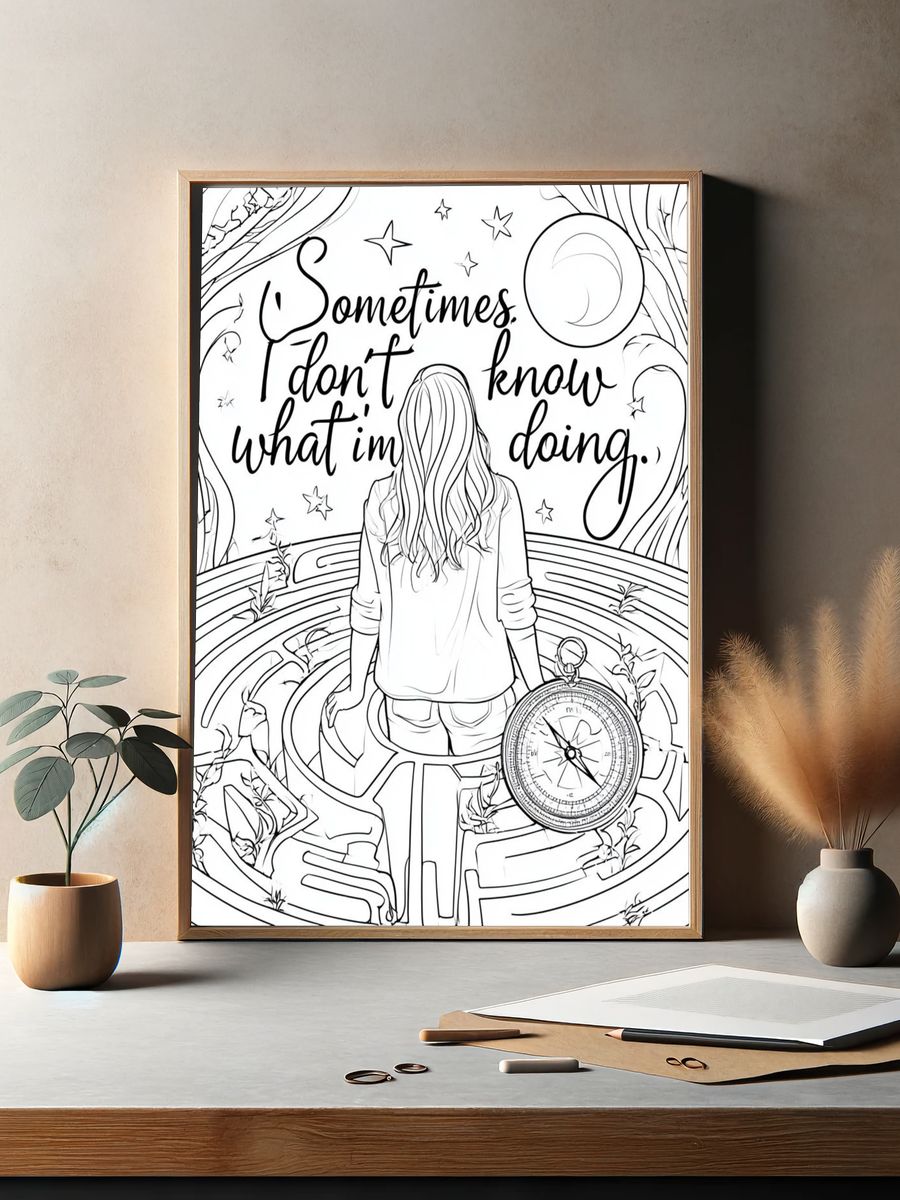 Sometimes I Don't Know What I'm Doing Poster. — room view 2