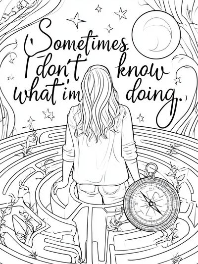 Sometimes I Don't Know What I'm Doing Poster. poster