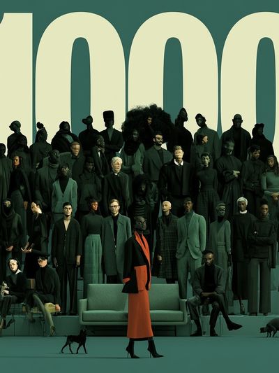 1000 Figures Fashion Illustration Poster.