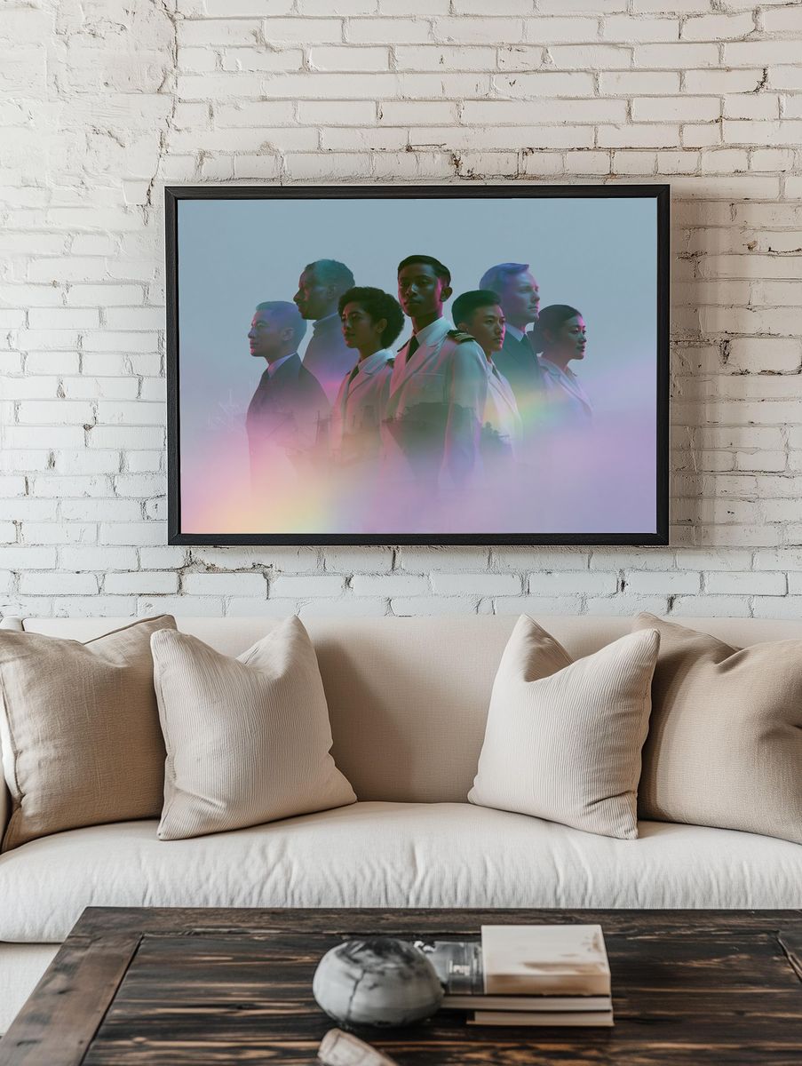 Dreamlike Aviators Portrait Print. — room view 1