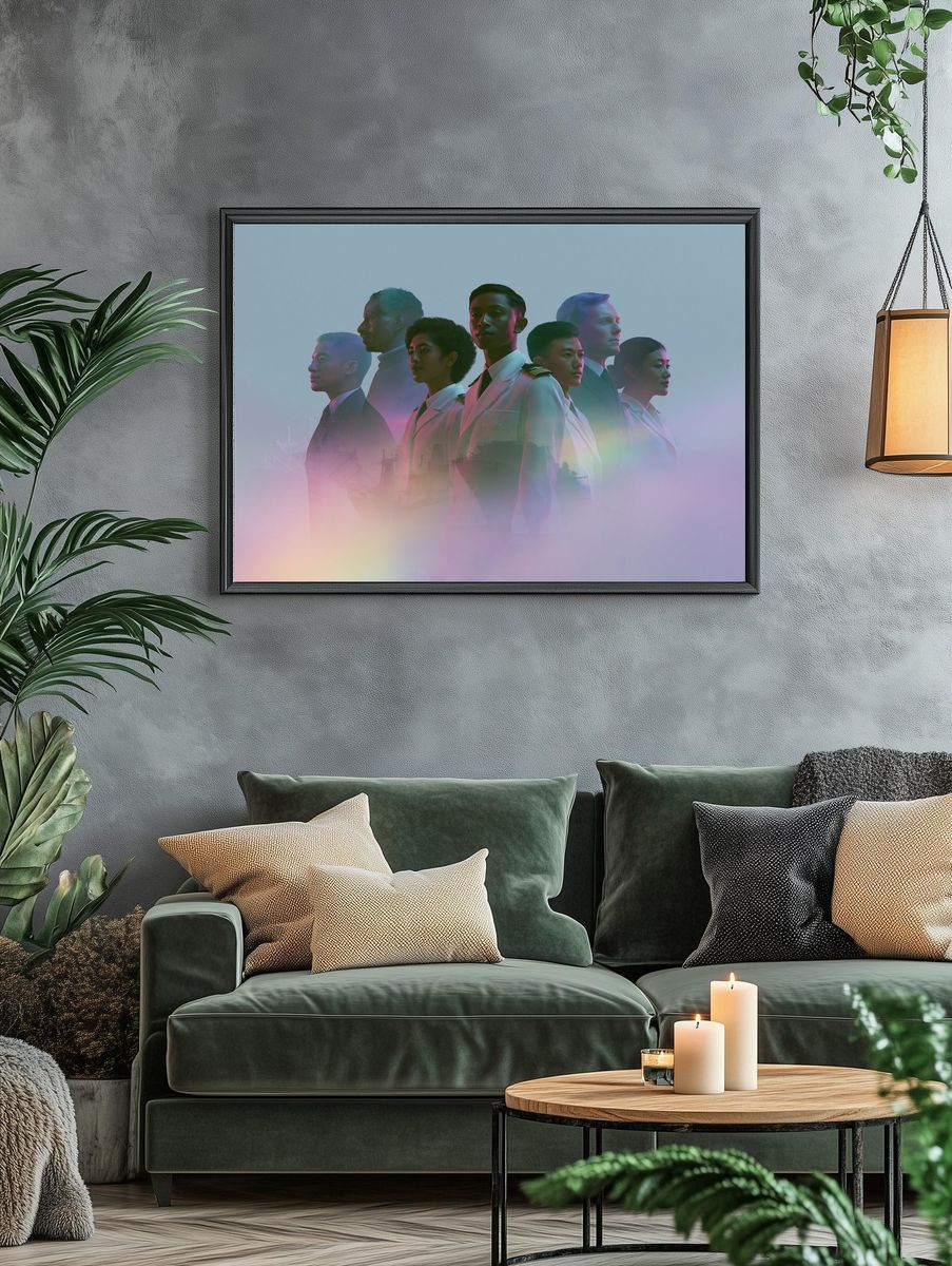 Dreamlike Aviators Portrait Print. — room view 4