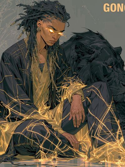 Gong-U Fantasy Illustration Poster. poster print