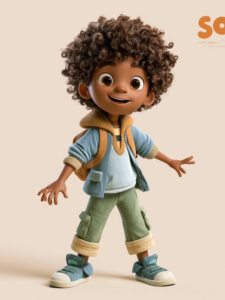 Sol Character Illustration Poster. poster — illustration art