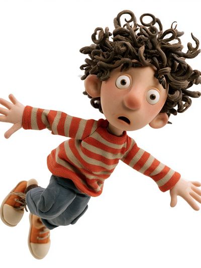 Curious Clay Boy Illustration Poster.
