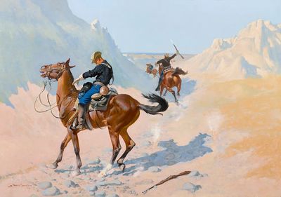 Advance–Guard, Military Sacrifice (The Ambush). poster