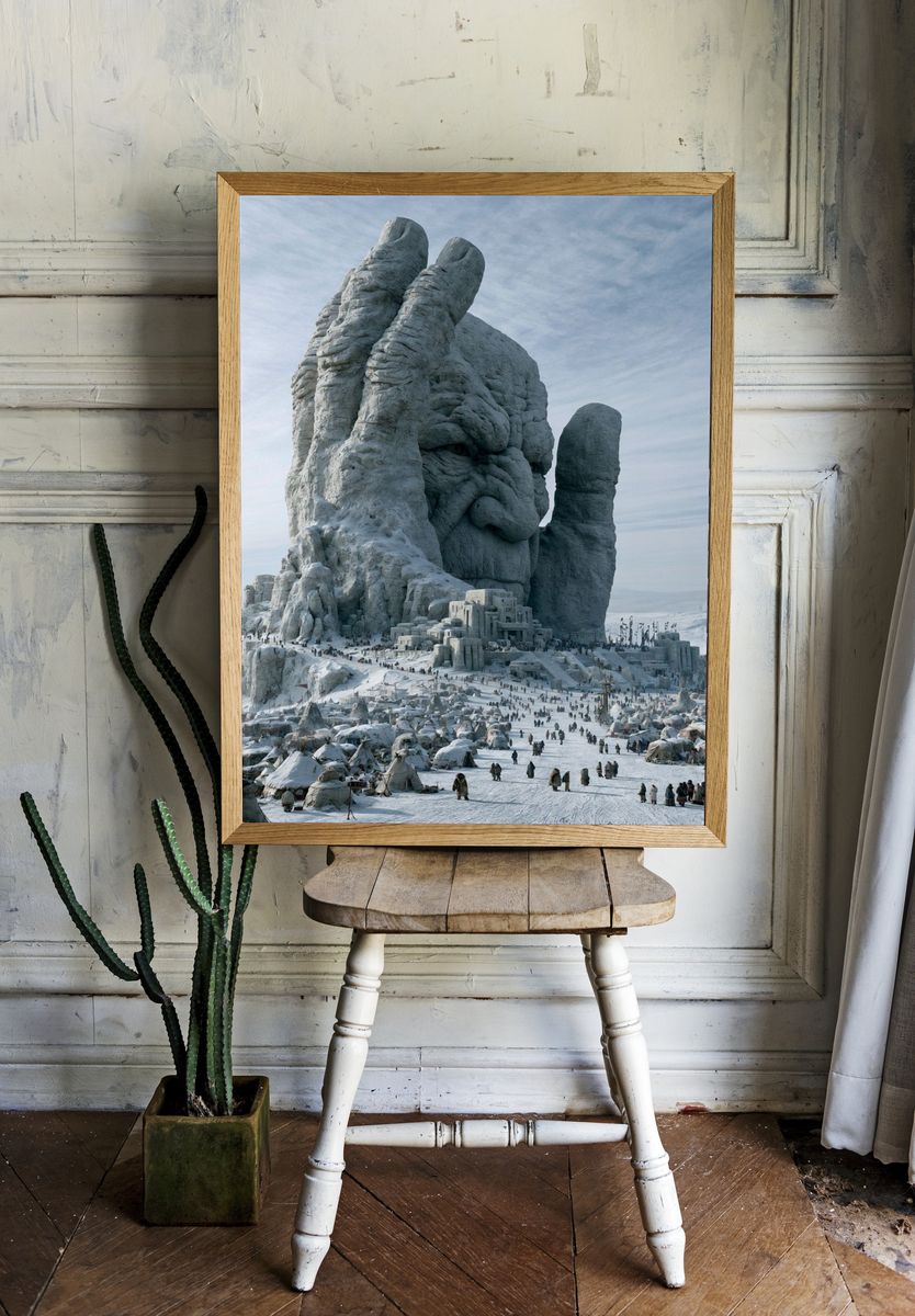 Frozen Giant Monument Poster. room preview