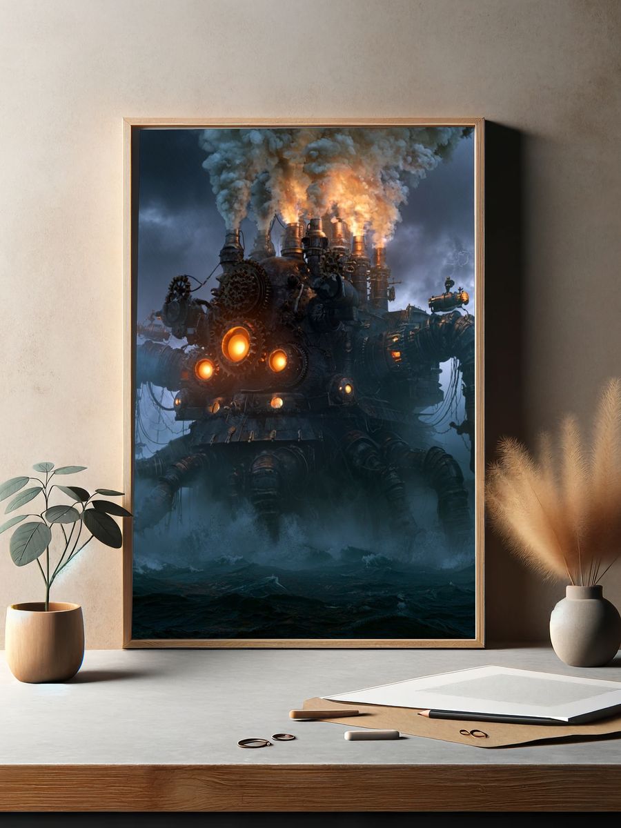Stormbound Steam Leviathan Poster. — room view 2