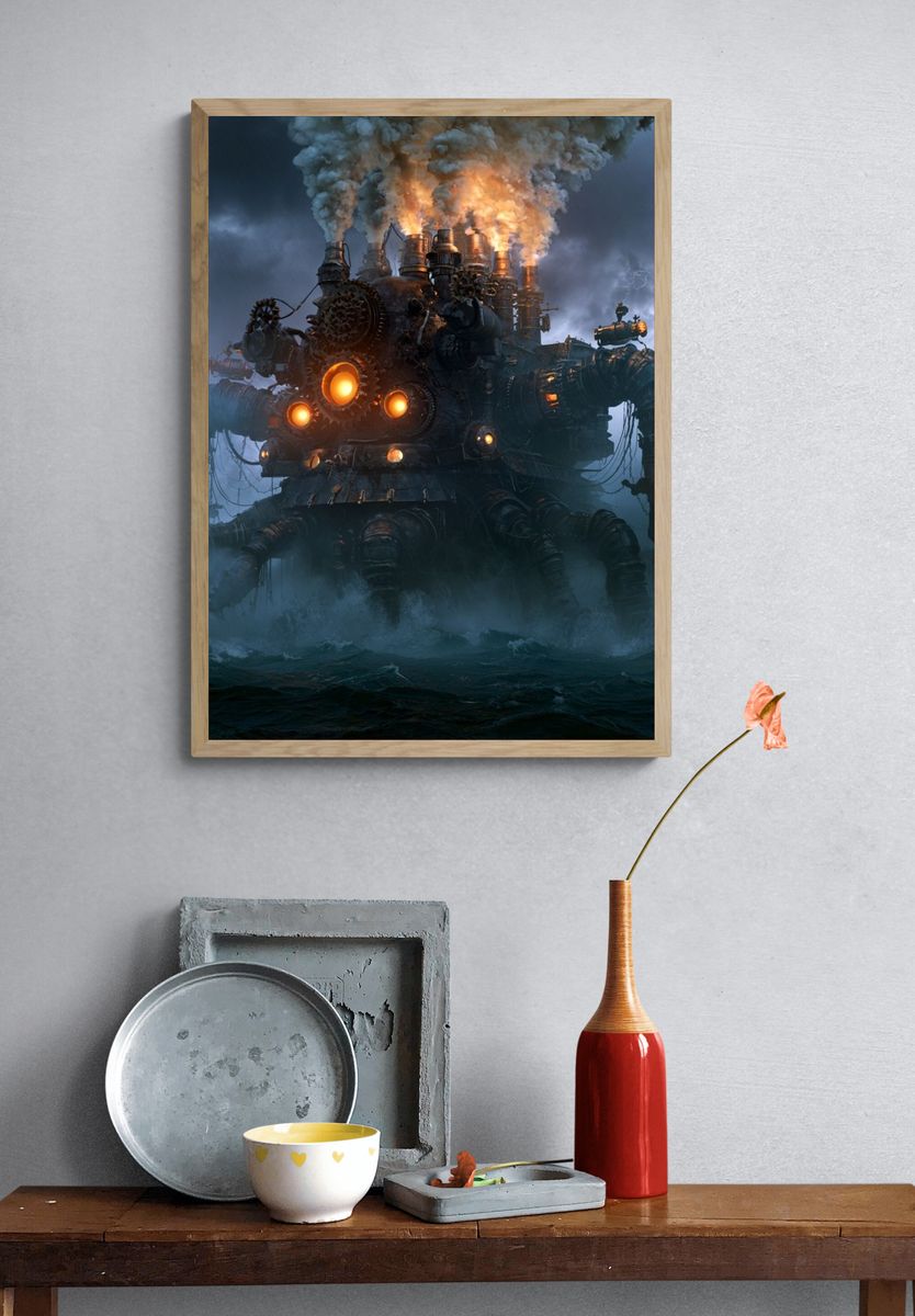 Stormbound Steam Leviathan Poster. — room view 3