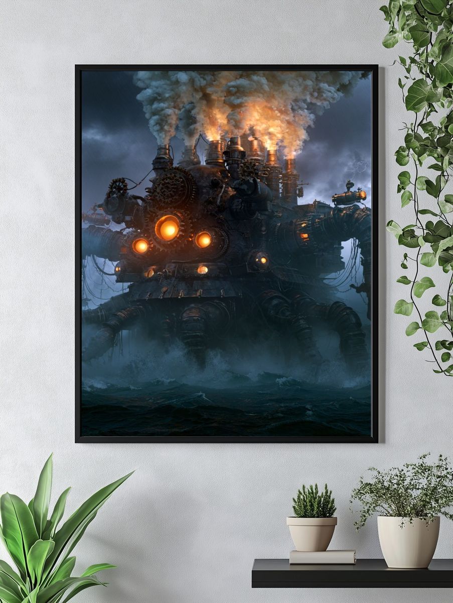 Stormbound Steam Leviathan Poster. — room view 4
