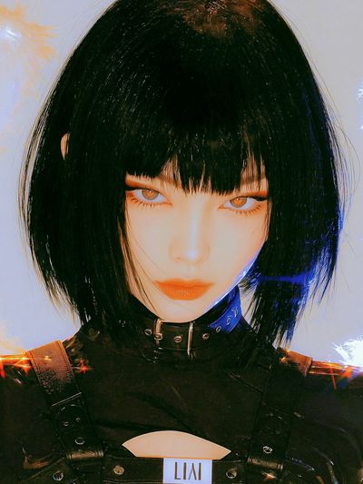Cyberpunk Portrait — Digital Art Print. poster print