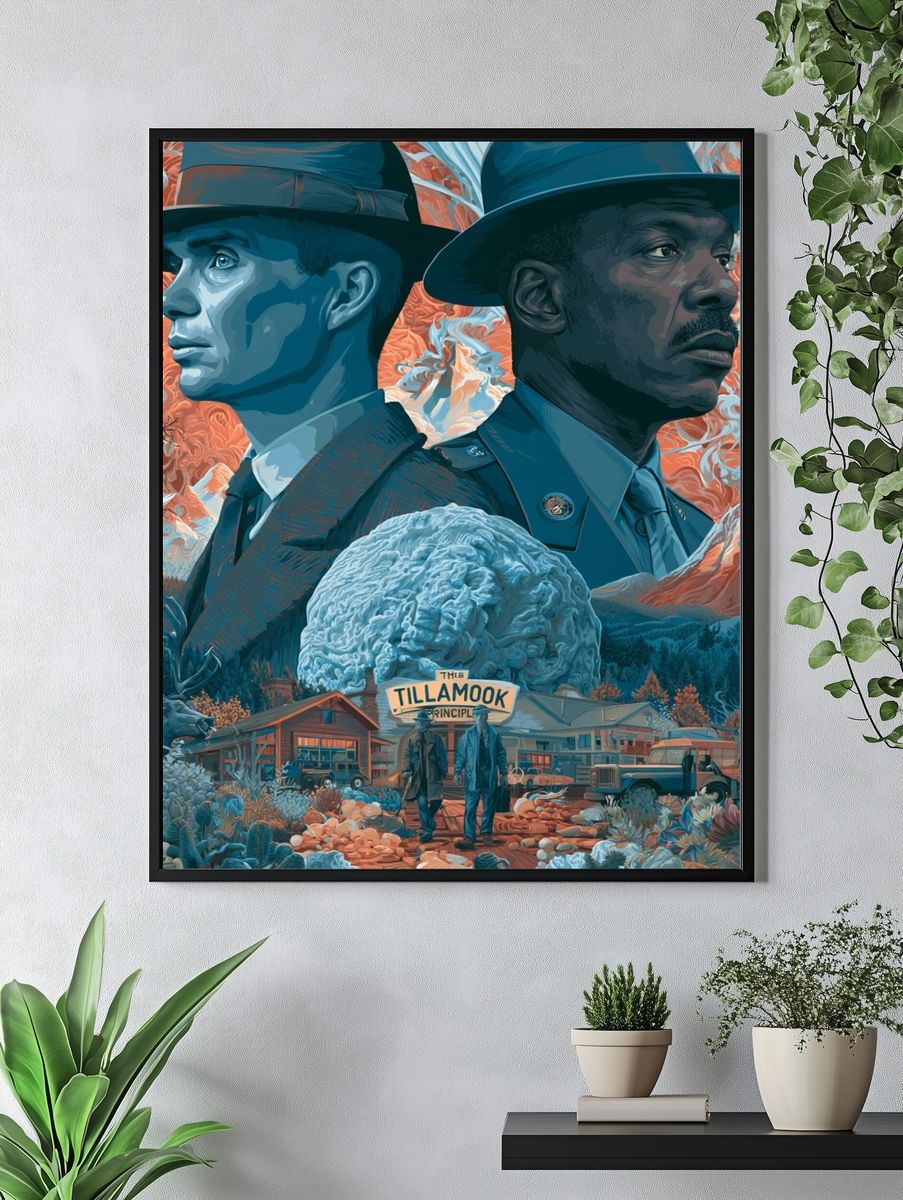 Tillamook Noir Illustration Poster. — room view 4