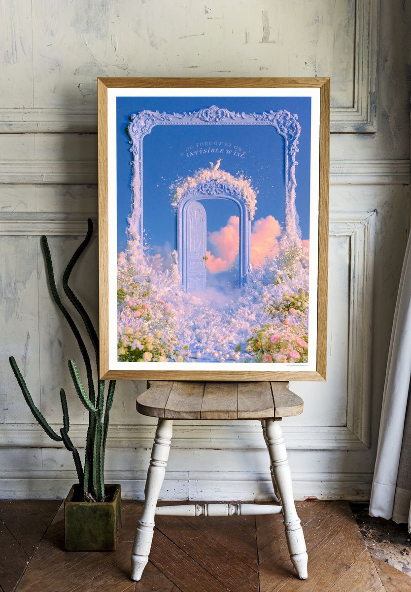 Invisible Wing Dreamscape Poster. — room view 1