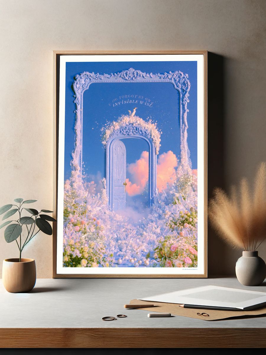 Invisible Wing Dreamscape Poster. — room view 2