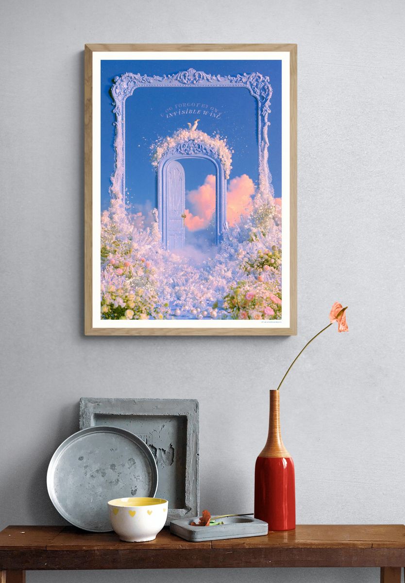 Invisible Wing Dreamscape Poster. — room view 3