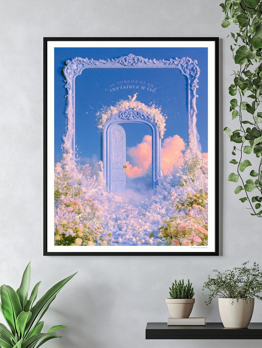 Invisible Wing Dreamscape Poster. — room view 4