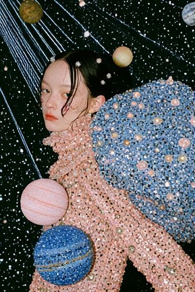 Celestial Portrait Illustration Poster. poster — illustration art