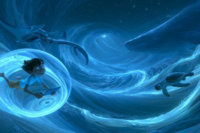 Ocean Dream Adventure Illustration Poster.