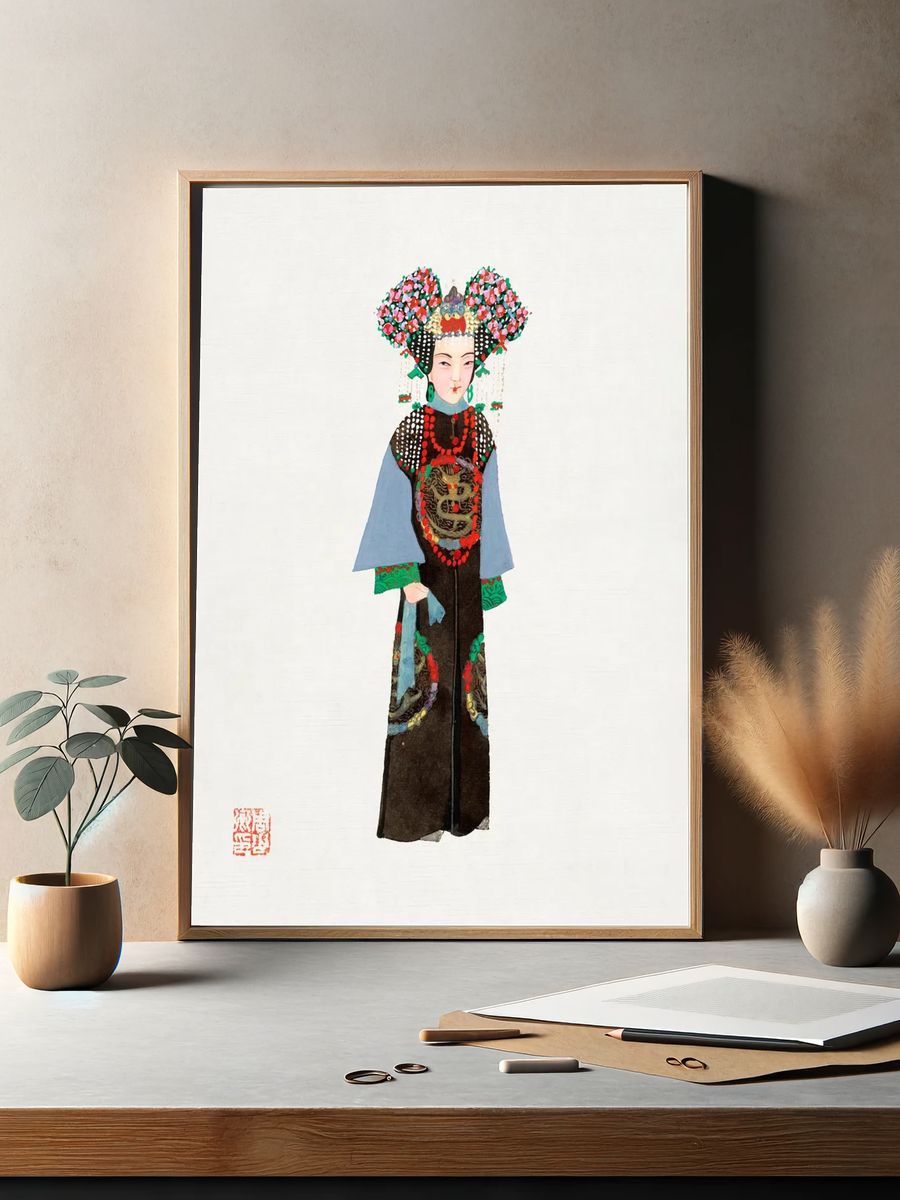 Chinese Empress costume. — room view 2