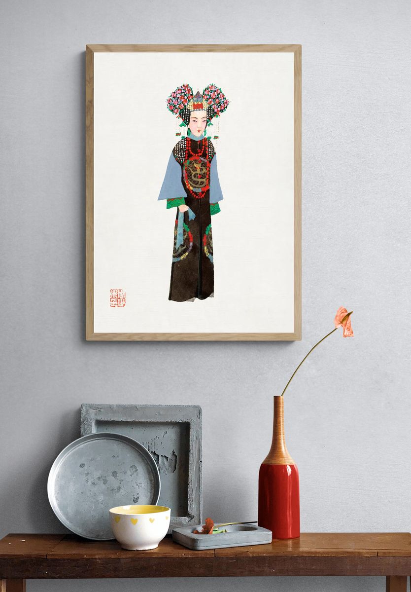 Chinese Empress costume. — room view 3