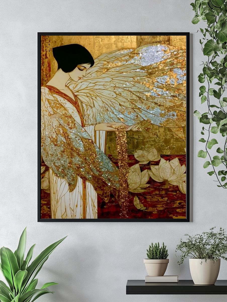 Golden Geisha Fantasy Print. — room view 4