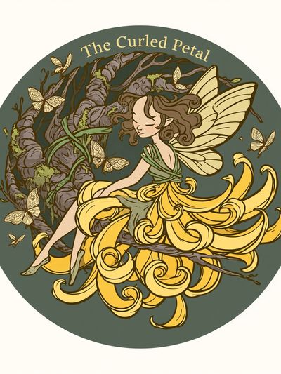 The Curled Petal Fairy Print.