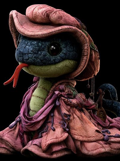 Whimsical Frog Portrait Illustration Poster.