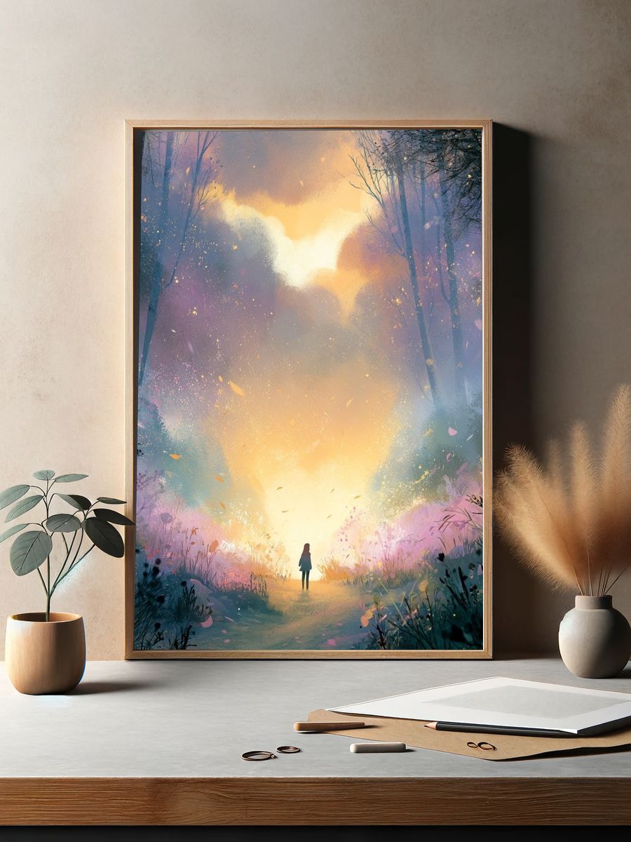 Enchanted Forest Light Poster. — room view 2
