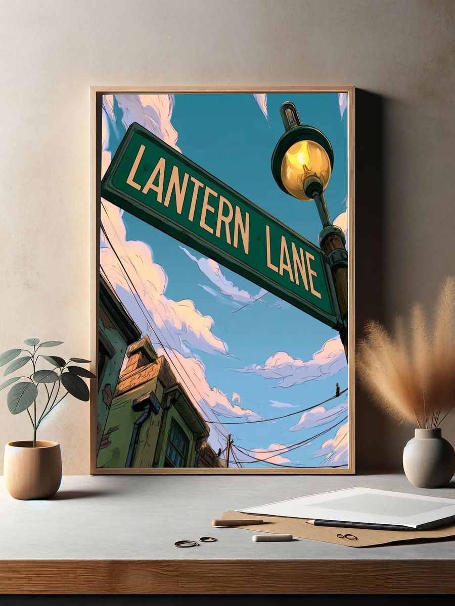 Plague Doctor Raven Illustration Poster. — room view 2