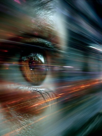 Abstract Eye Light Burst Poster. poster