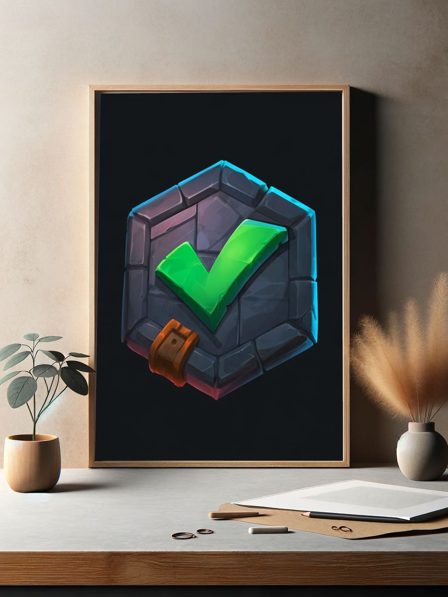 Siege of the Castle — Fantasy Print. — room view 2