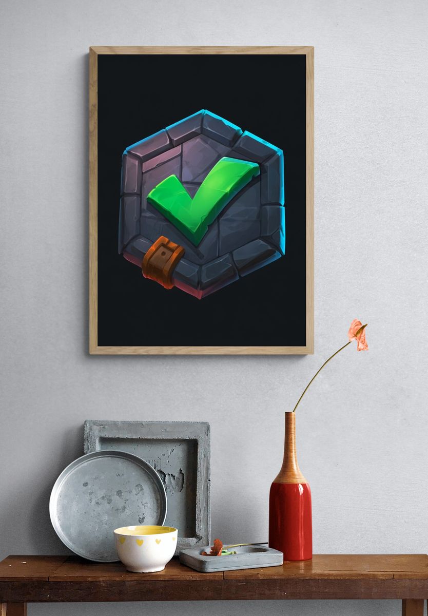 Siege of the Castle — Fantasy Print. — room view 3