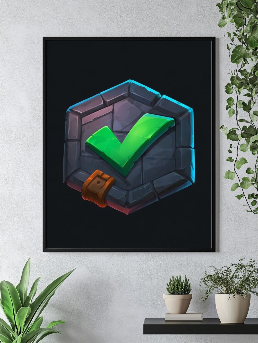 Siege of the Castle — Fantasy Print. — room view 4