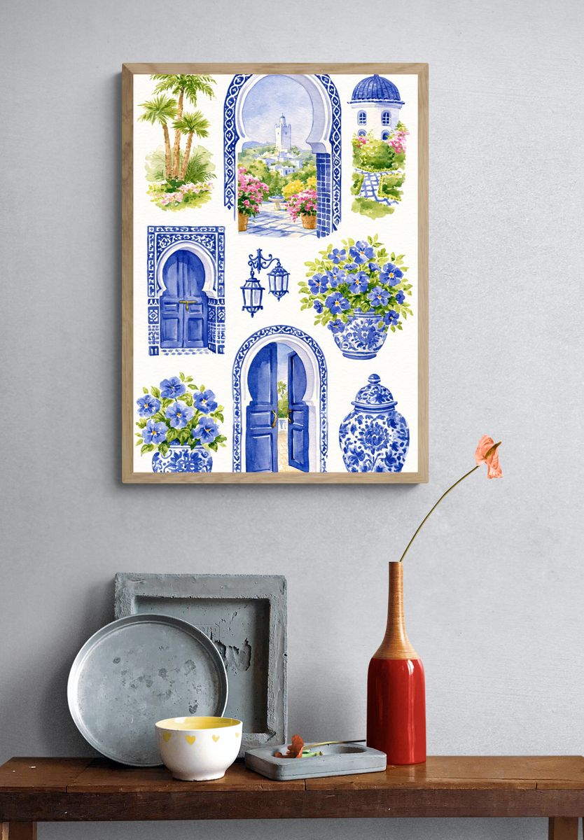 Crystal Guardian Sci-Fi Poster. — room view 3