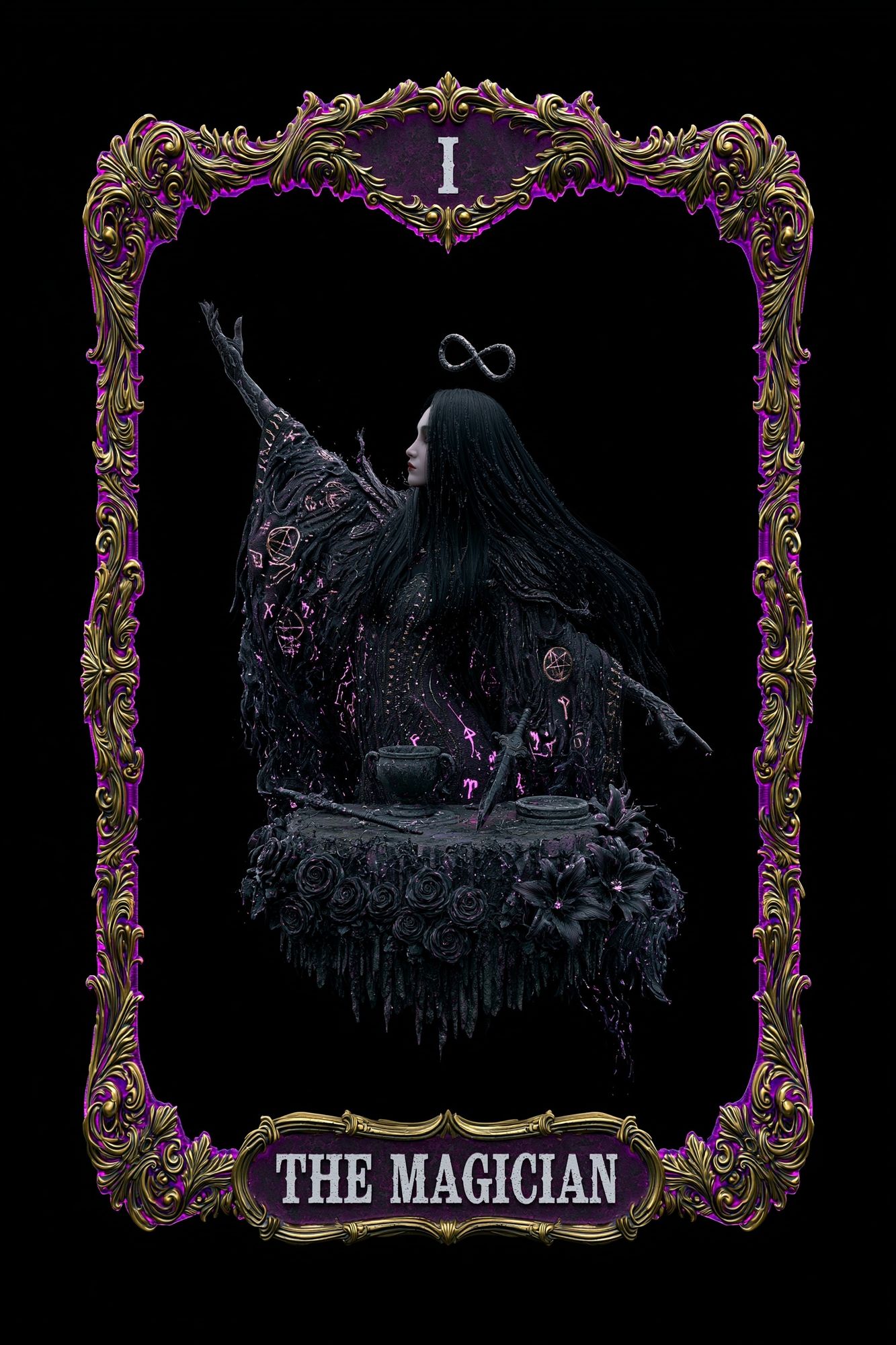 The Magician Tarot Poster. poster — illustration art