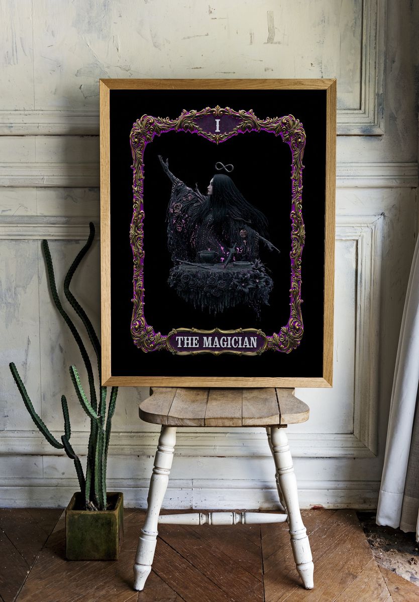 The Magician Tarot Poster. room preview