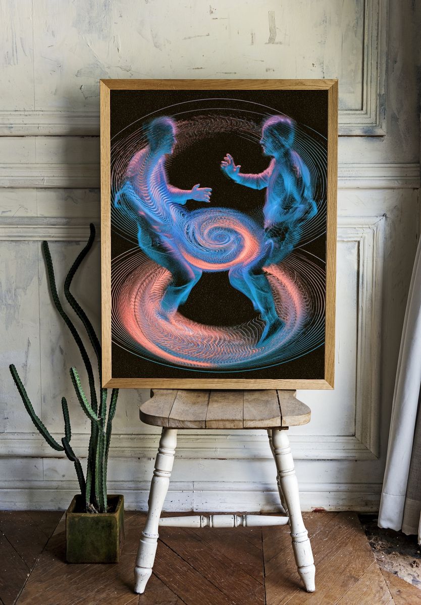 Cosmic Duality Abstract Poster. — room view 1