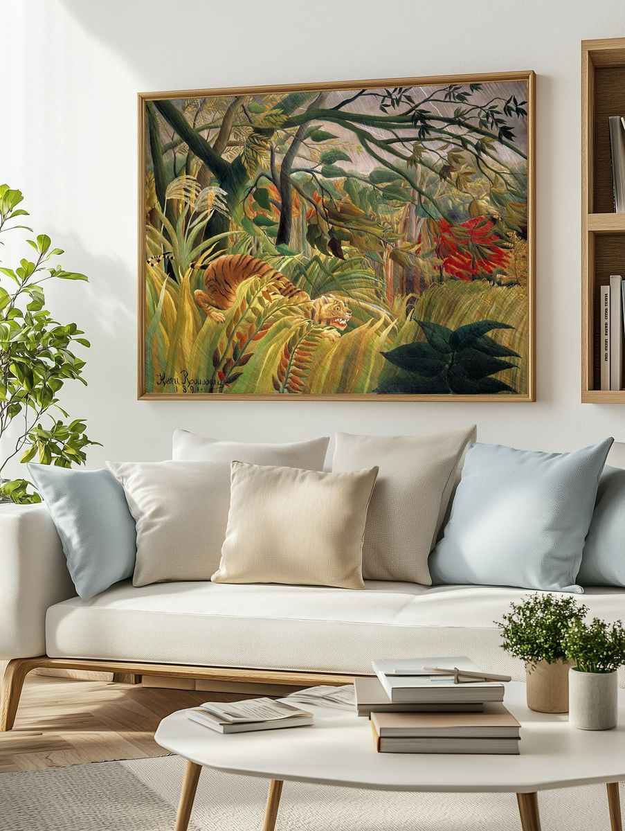 Henri Rousseau 's Tiger Tropical. — room view 2