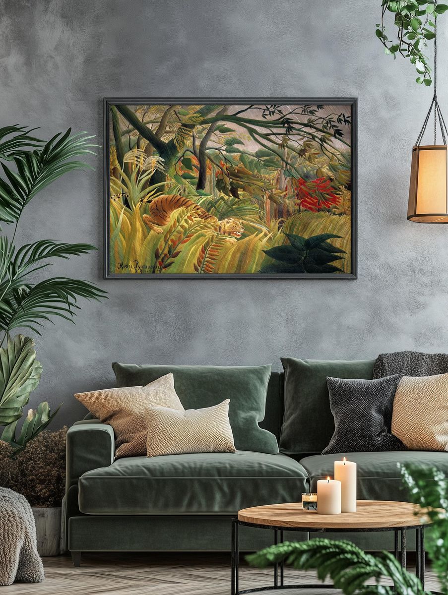 Henri Rousseau 's Tiger Tropical. — room view 4
