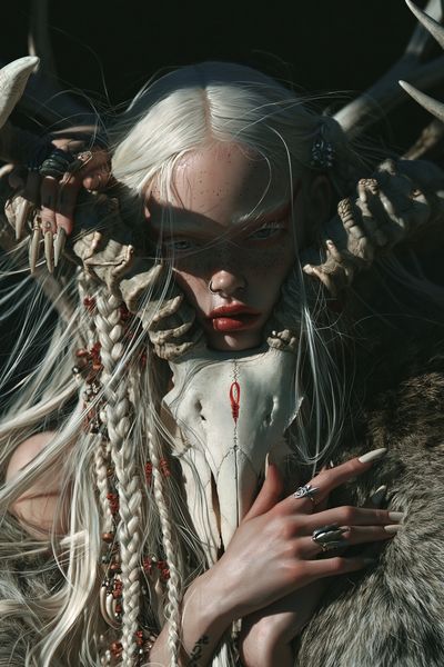 Dark Fantasy Portrait Poster.