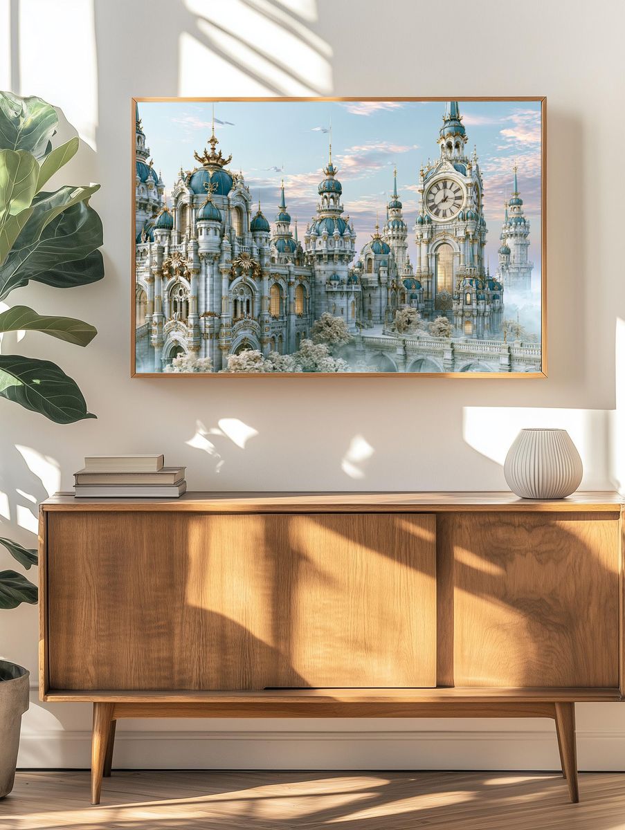 Enchanted Clocktower Palace Print. — room view 3