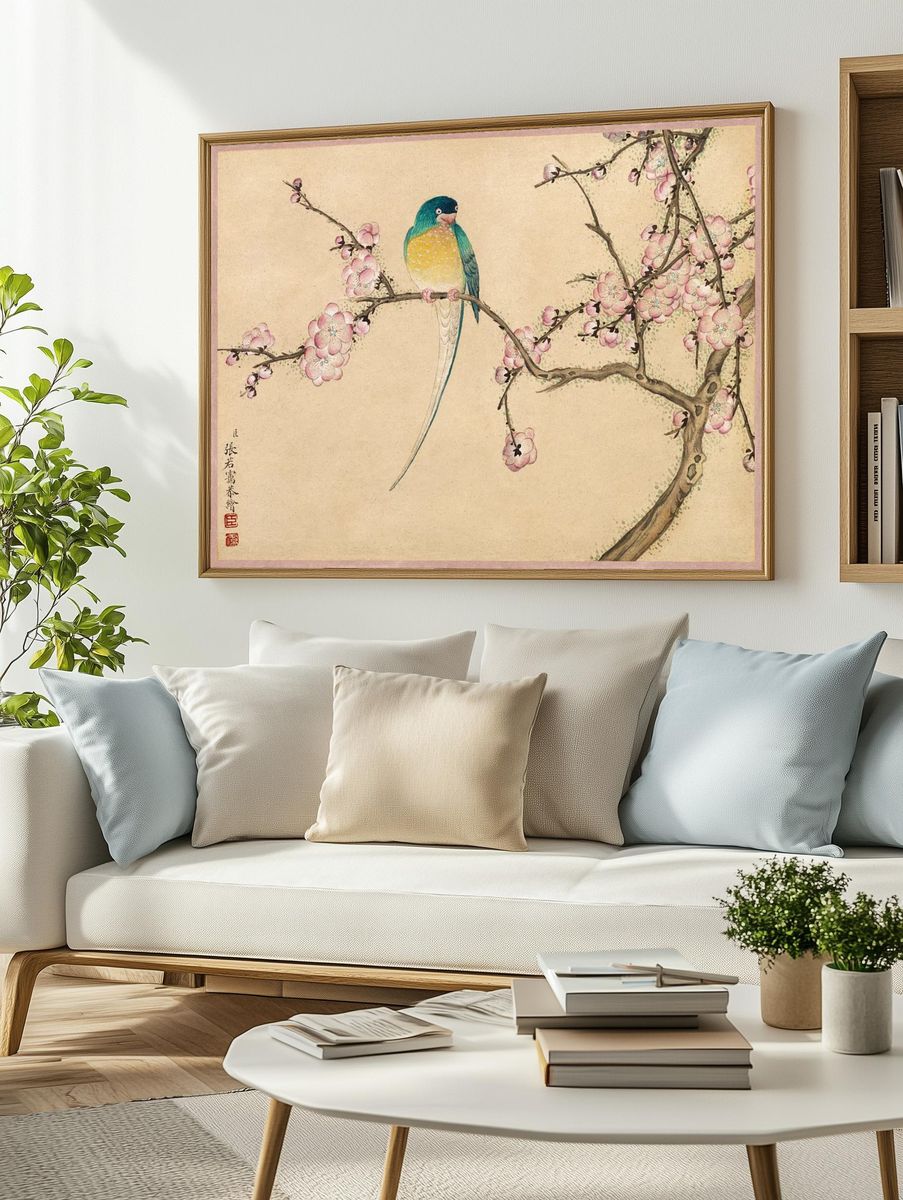 Bird Plum Blossoms (18th Century). — room view 2