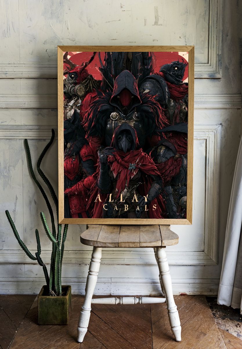 Allay Cabals Dark Fantasy Poster. room preview