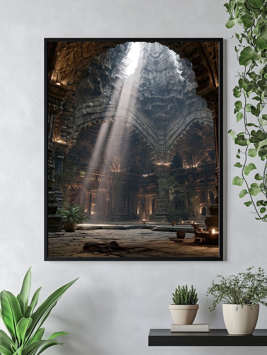 Alchemist Workshop Digital Art Poster. — room view 4