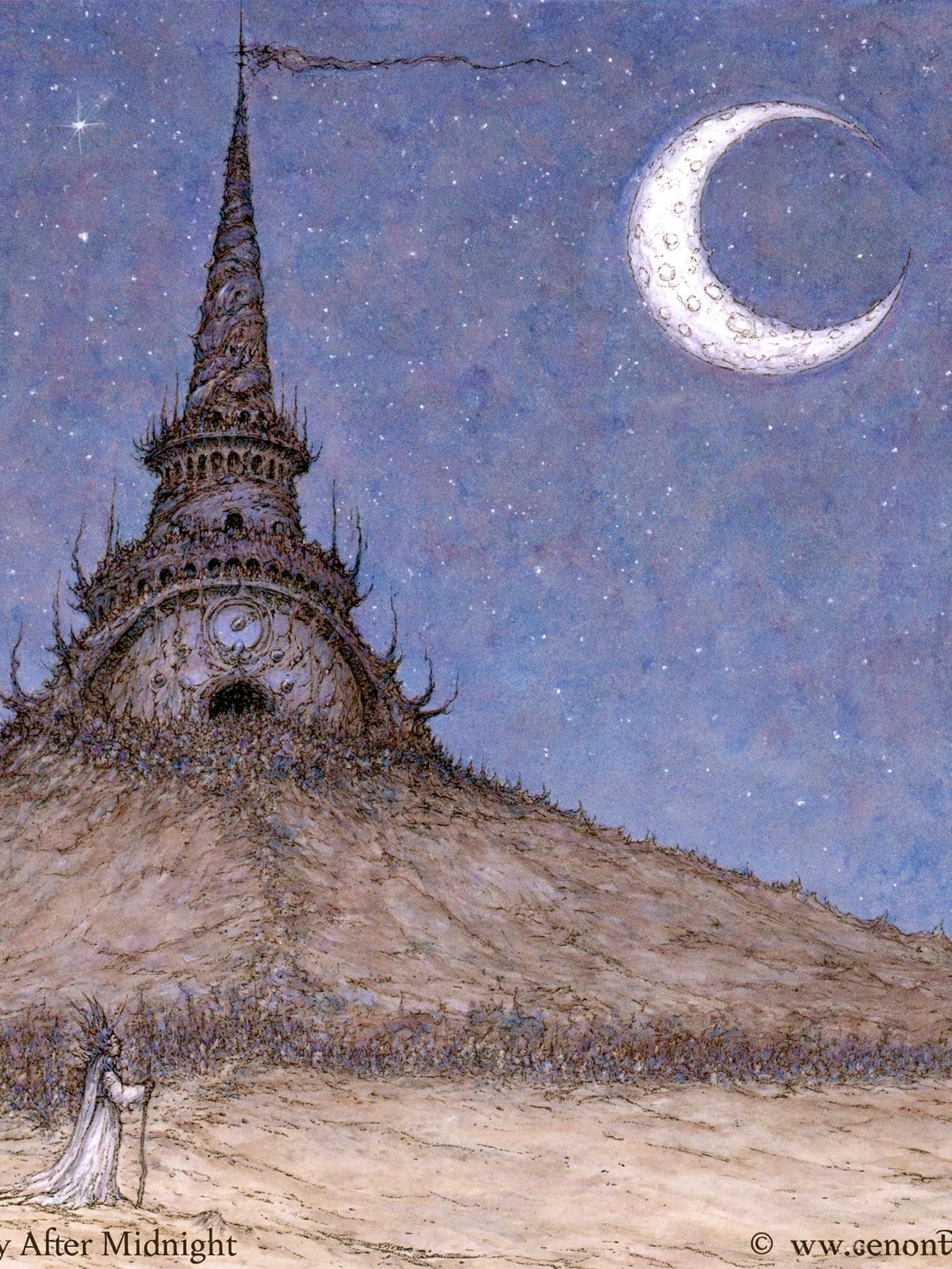 Glass City After Midnight Print. poster detail