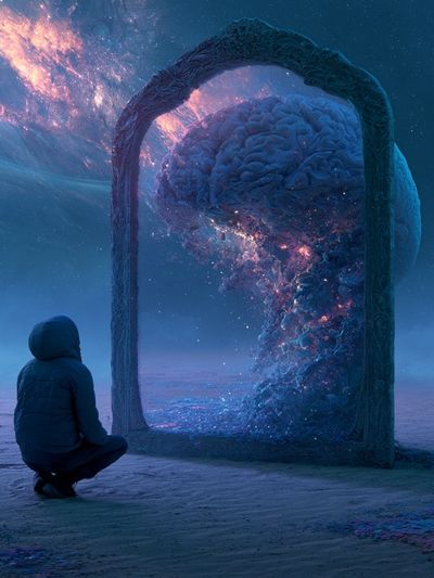 Cosmic Portal Dreamscape Print.