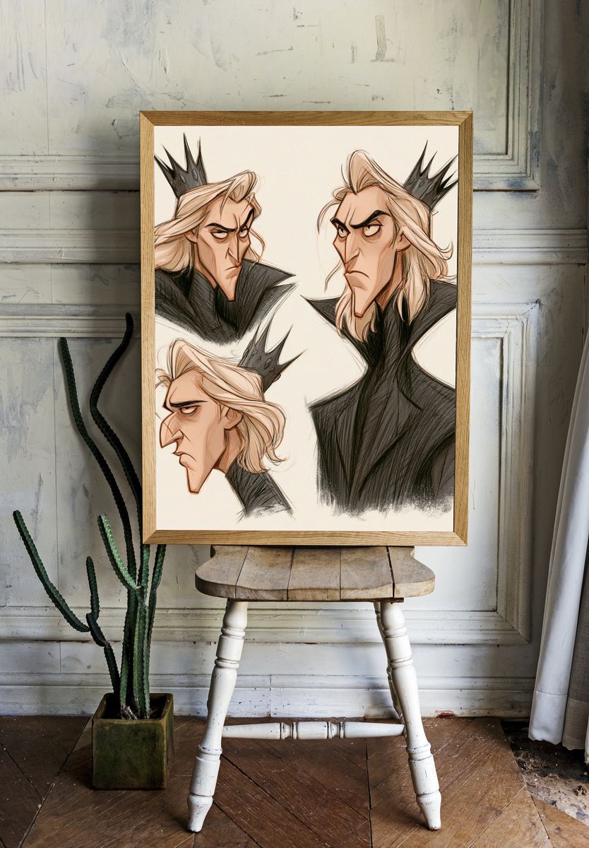 Prince Character Sketch Poster. room preview