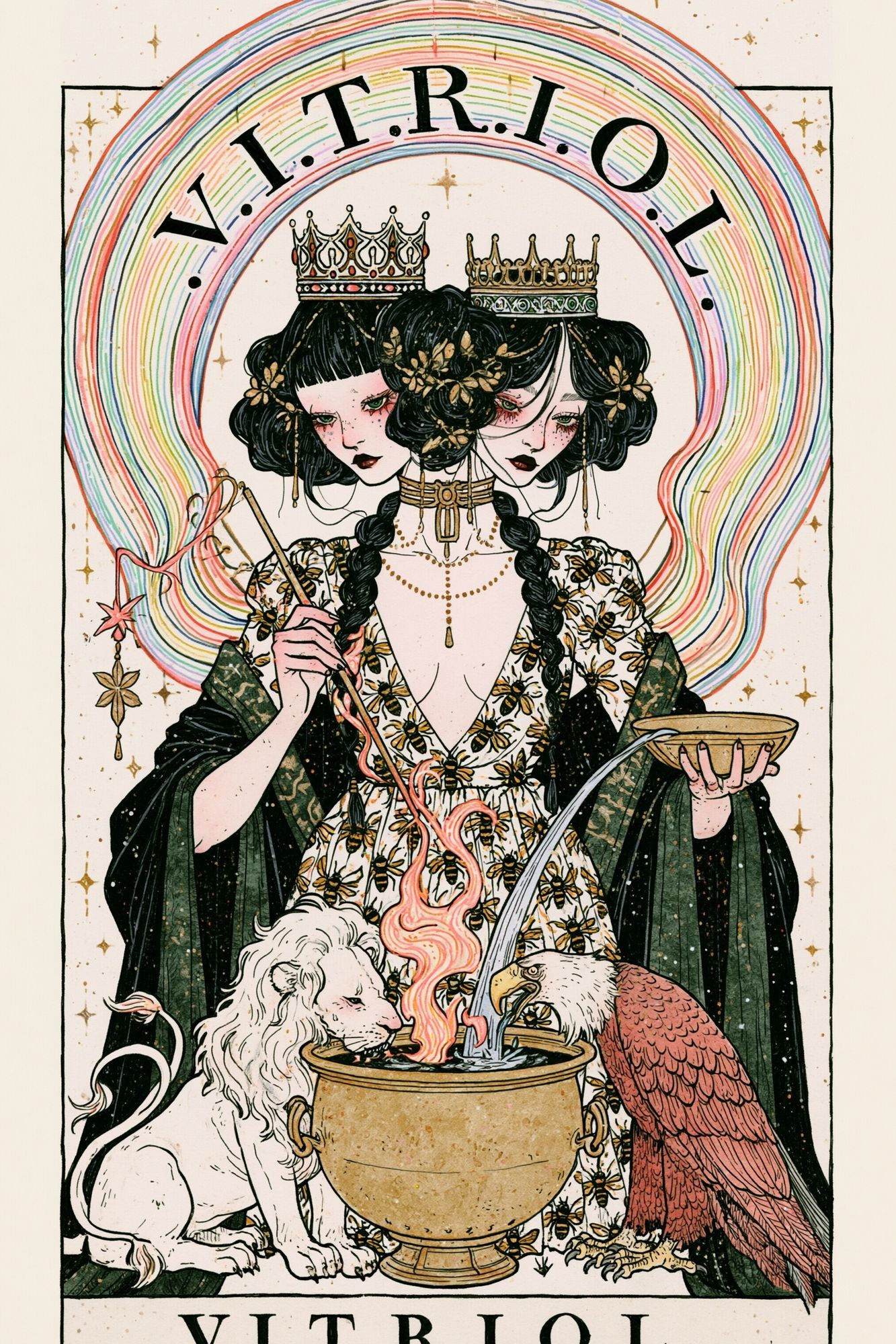 V.I.T.R.I.O.L. Occult Illustration Poster. poster detail