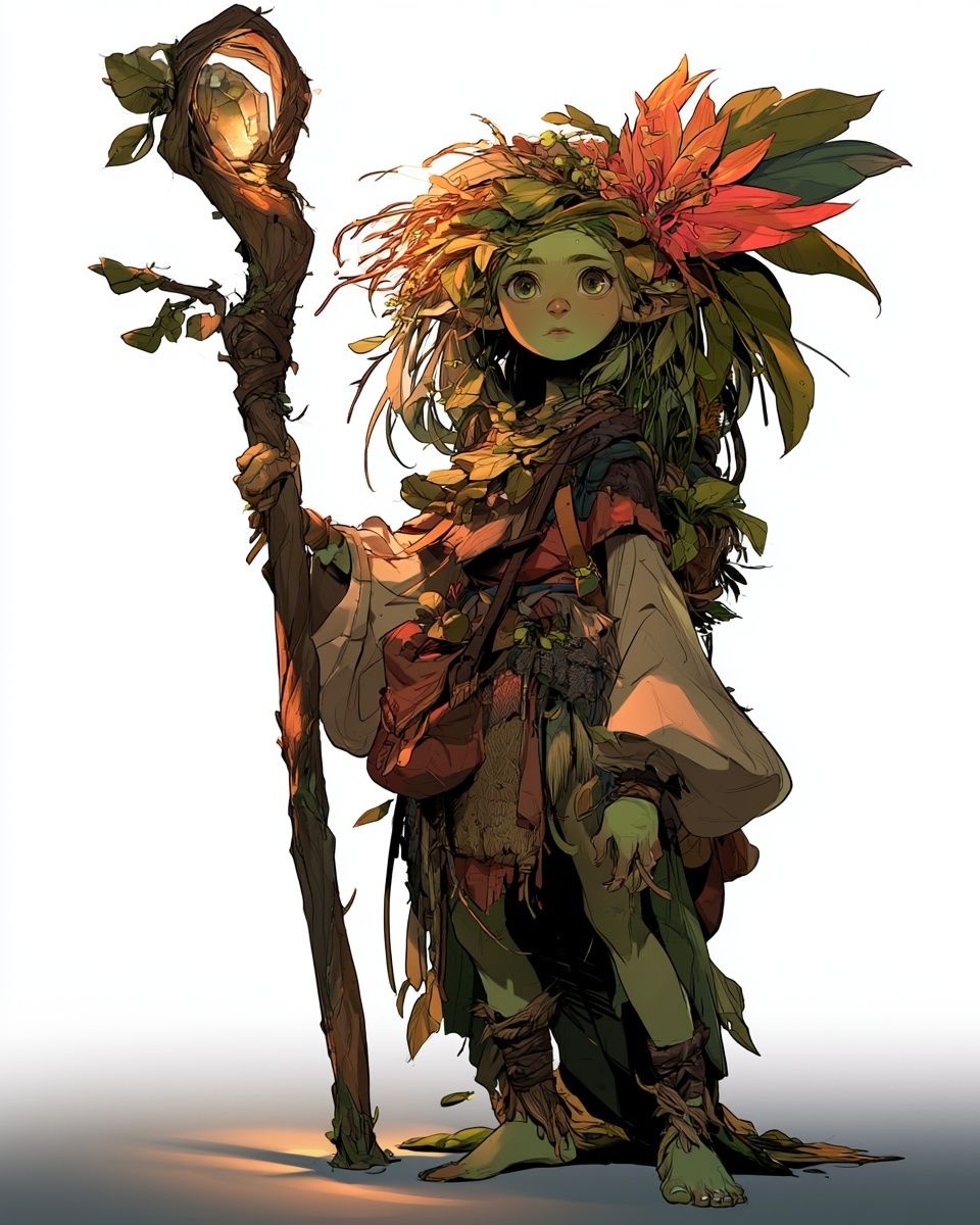 Forest Spirit Illustration Poster. poster — illustration art