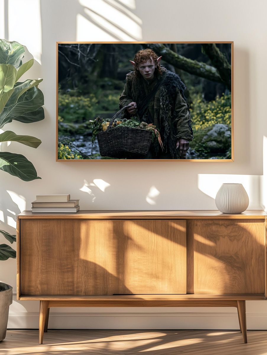Forest Goblin Fantasy Print. — room view 3